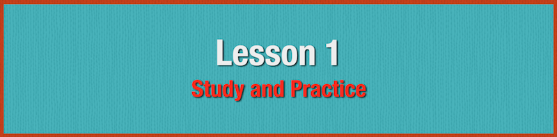 Lesson 1
